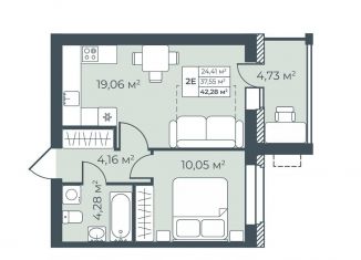 Продажа 2-комнатной квартиры, 42.3 м2, Богучар