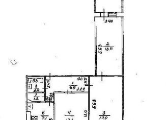 Продается 3-комнатная квартира, 61 м2, Уфа, улица Баязита Бикбая, 22