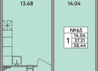 Продается 1-комнатная квартира, 37.3 м2, деревня Новое Девяткино, деревня Новое Девяткино, 115, ЖК Удача