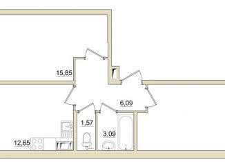 Продажа 2-ком. квартиры, 60.3 м2, Зеленогорск, улица Строителей, 3к2