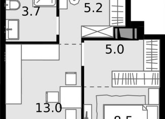 Продажа 1-комнатной квартиры, 35.4 м2, Москва, Отрадная улица, 4А, район Отрадное