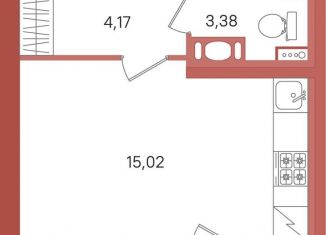 Продажа квартиры студии, 24.1 м2, Ленинградская область