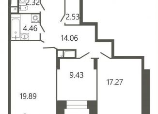 Продается 2-ком. квартира, 75.7 м2, Московская область, Советская улица, 18к2