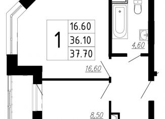 Продажа 1-ком. квартиры, 37.2 м2, Звенигород, 3-й микрорайон, 9