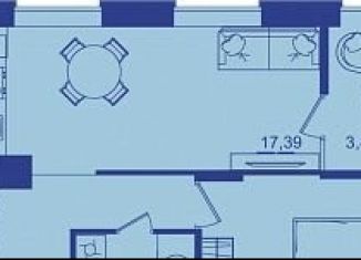 Продается однокомнатная квартира, 42.9 м2, Брянск, Советская улица, 122