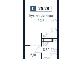 Продаю квартиру студию, 24.3 м2, Ленинградская область