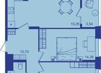 Продается двухкомнатная квартира, 66.6 м2, Брянск, Советский район, Советская улица, 122