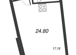 Квартира на продажу студия, 27.6 м2, Мурино