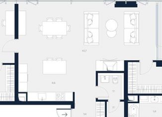 Продам 2-комнатную квартиру, 141.7 м2, Москва, Подольское шоссе, 3, метро Тульская