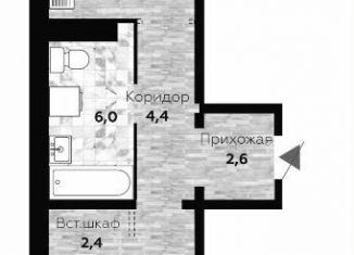 Продается 1-ком. квартира, 48.6 м2, Новосибирск, улица Николая Островского, 195/6, Дзержинский район