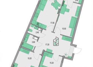 Продажа 3-ком. квартиры, 91.4 м2, Нижегородская область, проспект Гагарина, 144