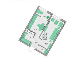 Продам 1-ком. квартиру, 38.6 м2, Нижегородская область, проспект Гагарина, 144