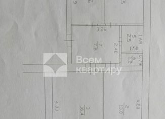 Продаю трехкомнатную квартиру, 60.7 м2, рабочий посёлок Чик, улица Потапова, 2