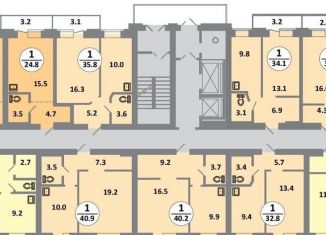 Продажа 1-ком. квартиры, 39.9 м2, Красноярск, Советский район, проспект 60 лет Образования СССР, 48