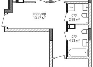 2-ком. квартира на продажу, 70.5 м2, Нижний Новгород, метро Горьковская