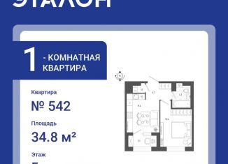 Продается 1-ком. квартира, 34.8 м2, Санкт-Петербург, Измайловский бульвар, 11, ЖК Галактика