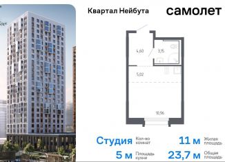 Квартира на продажу студия, 23.7 м2, Владивосток, жилой комплекс Квартал Нейбута, 141к1, Ленинский район