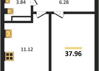 Продается 1-ком. квартира, 38 м2, Ростовская область