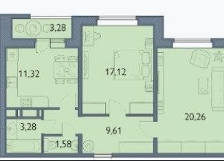 Продается 2-ком. квартира, 64.8 м2, Брянская область, проспект Станке Димитрова, 67к7