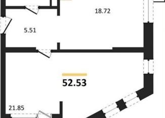 Продажа однокомнатной квартиры, 52.5 м2, Воронеж, Железнодорожный район, набережная Чуева, 7