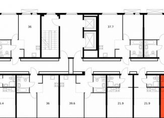 Продам квартиру студию, 25.4 м2, Санкт-Петербург, метро Чёрная речка