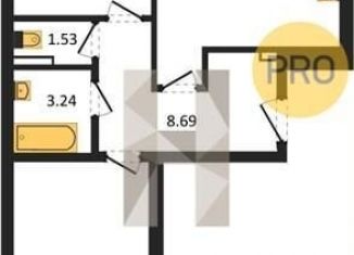 Продается 2-ком. квартира, 69.8 м2, Ростовская область