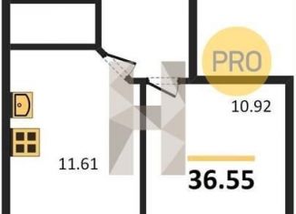 Продается 1-ком. квартира, 36.6 м2, Ростовская область