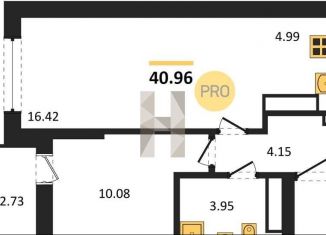 Продаю 1-комнатную квартиру, 41 м2, Ростовская область