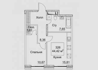 Продаю 1-комнатную квартиру, 44.4 м2, Москва, Хорошевский район, 2-й Хорошёвский проезд, 7с8