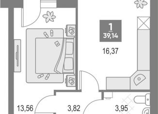 Продаю 1-комнатную квартиру, 42.8 м2, Кировская область