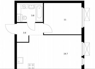 Продается 1-ком. квартира, 38.5 м2, Москва, ЗАО