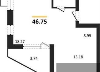 Продам двухкомнатную квартиру, 46.8 м2, Воронеж, набережная Чуева, 7, Железнодорожный район