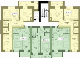 Продаю однокомнатную квартиру, 47.3 м2, Смоленск, ЖК Загорье