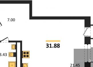 Квартира на продажу студия, 31.9 м2, Воронеж, набережная Чуева, 7