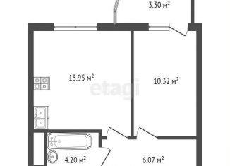 Продажа 1-ком. квартиры, 38 м2, Ленинградская область, аллея Ньютона, 2