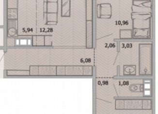 Продам трехкомнатную квартиру, 58 м2, Челябинск, улица Академика Макеева, 20, ЖК Макеев