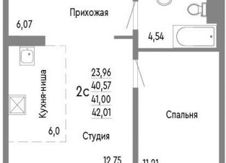 Продаю двухкомнатную квартиру, 41 м2, Челябинск, Нефтебазовая улица, 1к2, Советский район