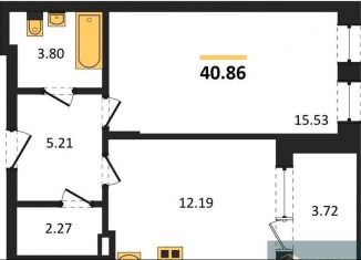 Продается 1-ком. квартира, 40.9 м2, Воронеж, Центральный район