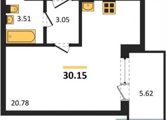 Квартира на продажу студия, 30.2 м2, Воронеж, Центральный район