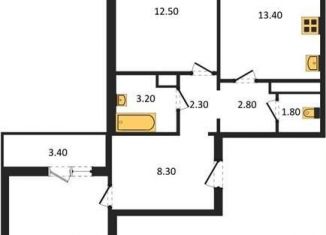 Продается 2-комнатная квартира, 66.3 м2, Воронежская область