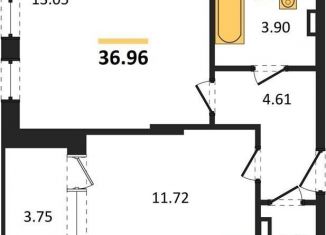 Продается 1-ком. квартира, 37 м2, Воронеж, Центральный район