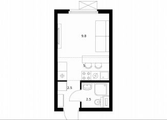 Продаю квартиру студию, 19.8 м2, Московская область