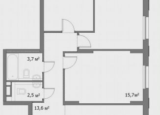 Продам 3-комнатную квартиру, 81.9 м2, Нижний Новгород, метро Стрелка