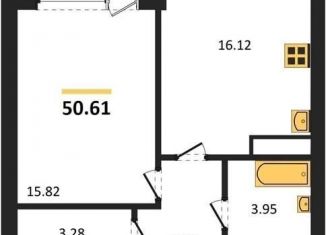 Продажа 1-ком. квартиры, 50.6 м2, Воронеж, Московский проспект, 132, Центральный район