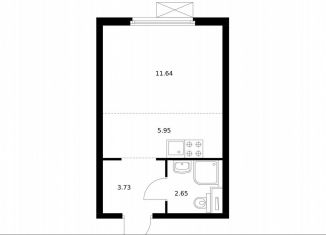 Продаю квартиру студию, 23.5 м2, Москва