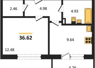 Продажа 1-комнатной квартиры, 36.6 м2, Воронеж, Центральный район