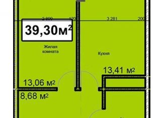 Продажа однокомнатной квартиры, 39.3 м2, Ставропольский край