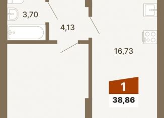 Продам однокомнатную квартиру, 38.9 м2, Екатеринбург, Верх-Исетский район