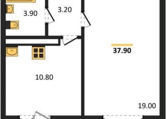 Продаю 1-ком. квартиру, 37.9 м2, Воронеж, улица Шидловского, 28