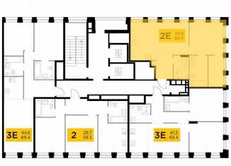 Продам 2-ком. квартиру, 60.7 м2, Москва, станция Балтийская